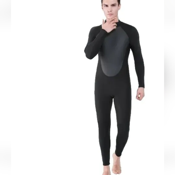 REALON Mens Wetsuits 3mm, Adult One Piece Full Body Long Sleeves Neoprene 3XL - Picture 1 of 11
